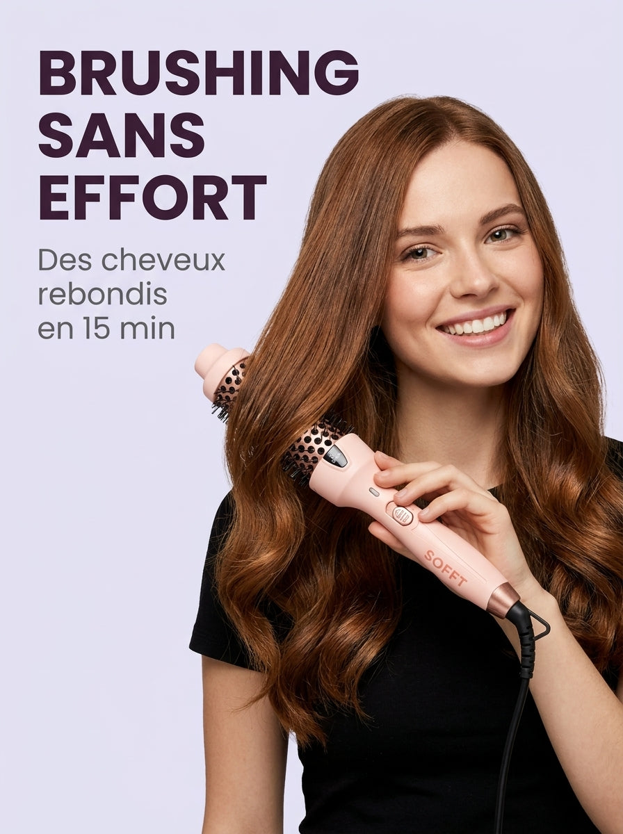 Brosse Thermique SOFFT™ – Rose Gold