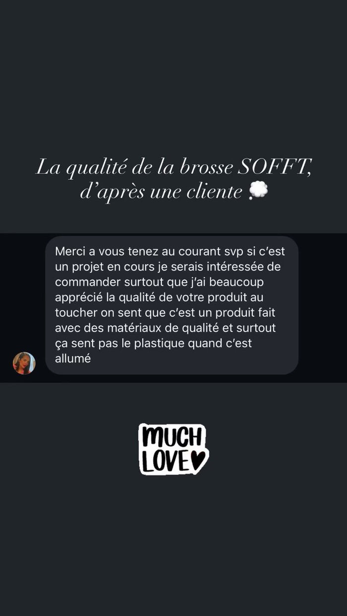 Avis cliente SOFFT